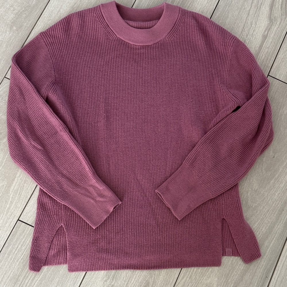 Lululemon Merino Wool-Blend Ribbed Crewneck Sweater Size 4